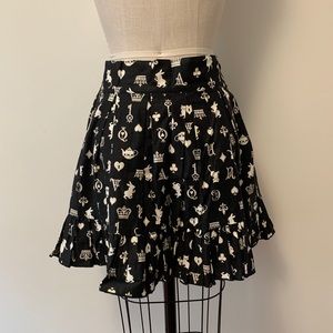 Alice in Wonderland skirt S